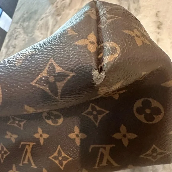 Louis Vuitton Dark Brown Monogram Shoulder Bag - Picture 5 of 12